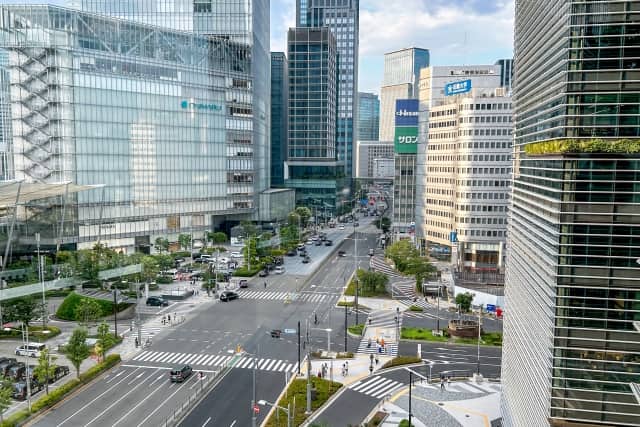 開発が進む東京駅八重洲口2024年の光景写真