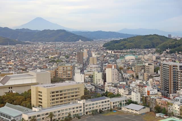 静岡市街地の写真
